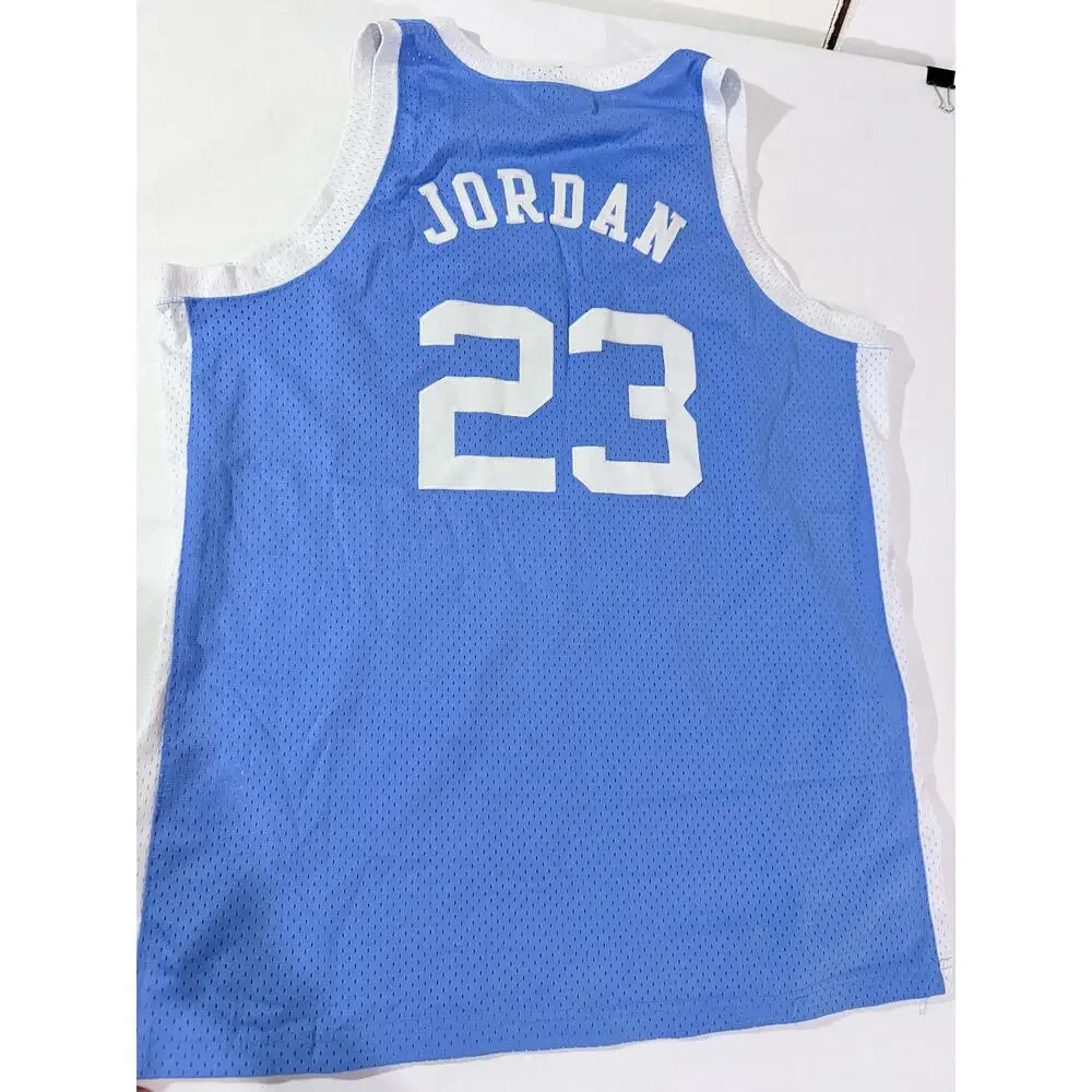 Jordan North Carolina Tar Heels blue basketball jersey